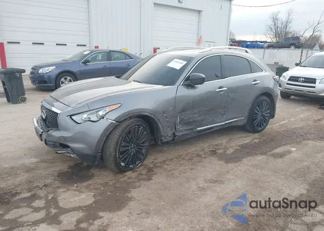 2017 Infiniti Qx70 z USA, uszkodzony, nr VIN JN8CS1MW2HM415373
